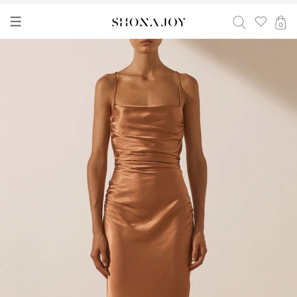 Shona Joy Dresses & Skirts - Shona Joy La Lune Lace Back Maxi Bridesmaid Dress
